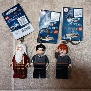 LEGO Harry Potter Keychains Bundle NWT